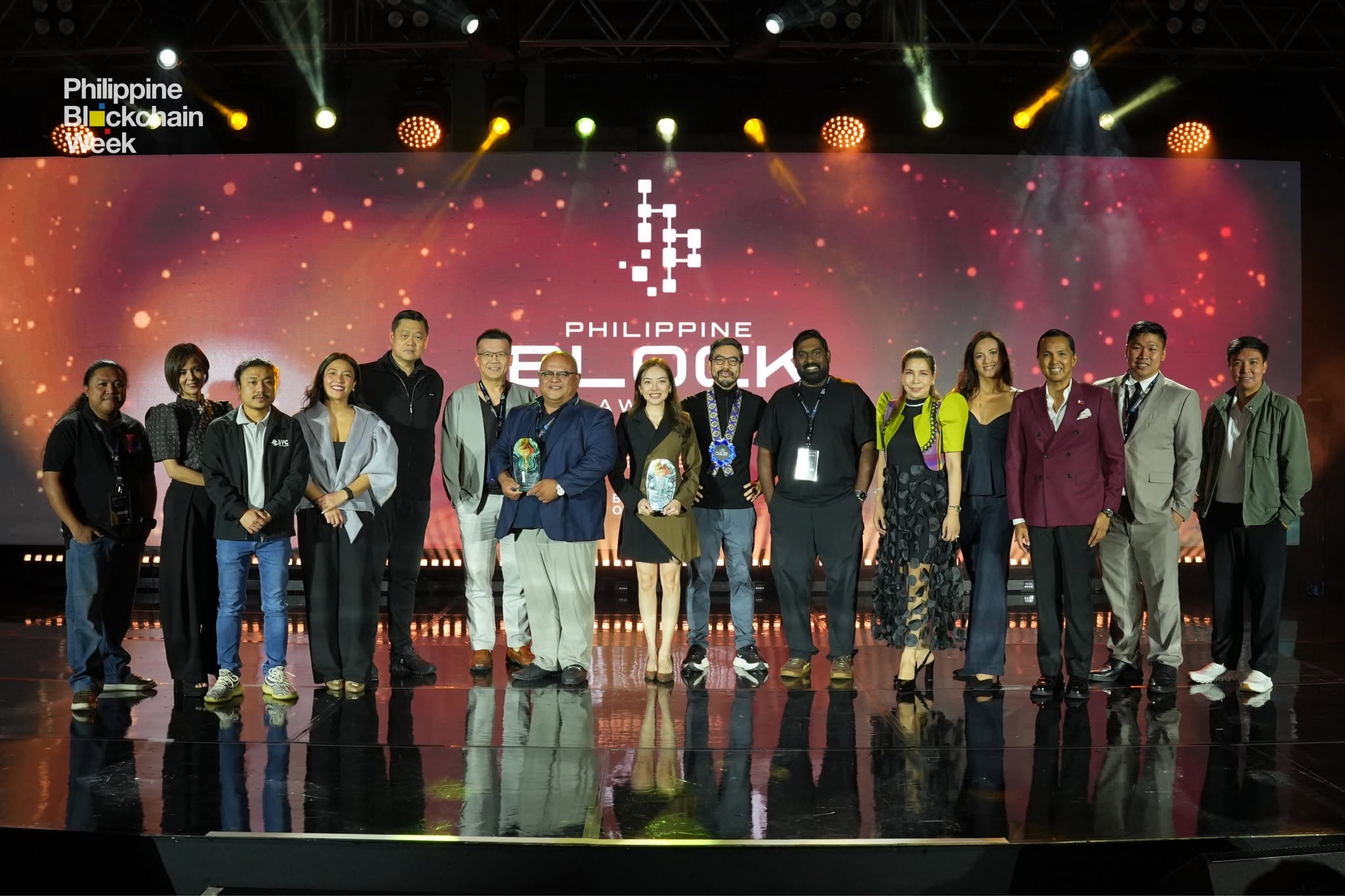 Ferdie Nervida speaking at Philippine Blockchain Week 2026 during the Philippine Block Awards