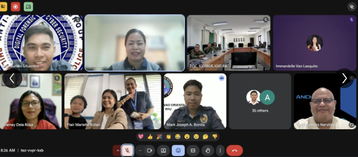 Blockchain investigations training session for law enforcement